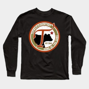Taawila Elementary School Old School - Front and Back Long Sleeve T-Shirt